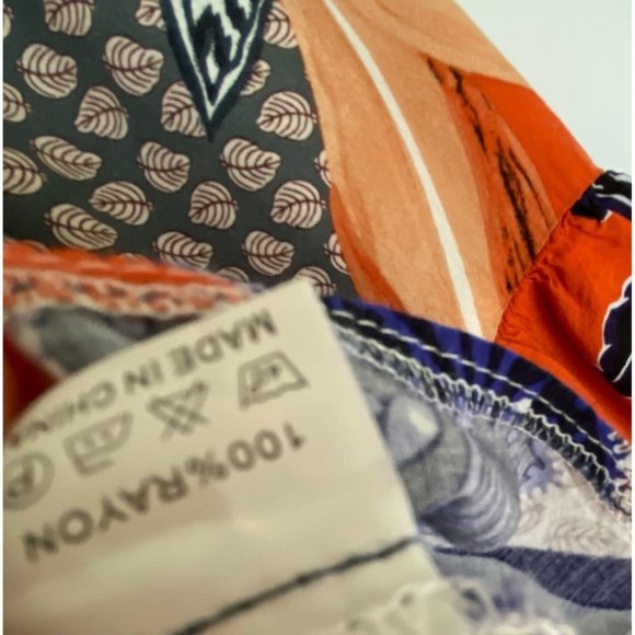 Jaase boho tassel‎ tie bell sleeve blouse top XS - Picture 6 of 6